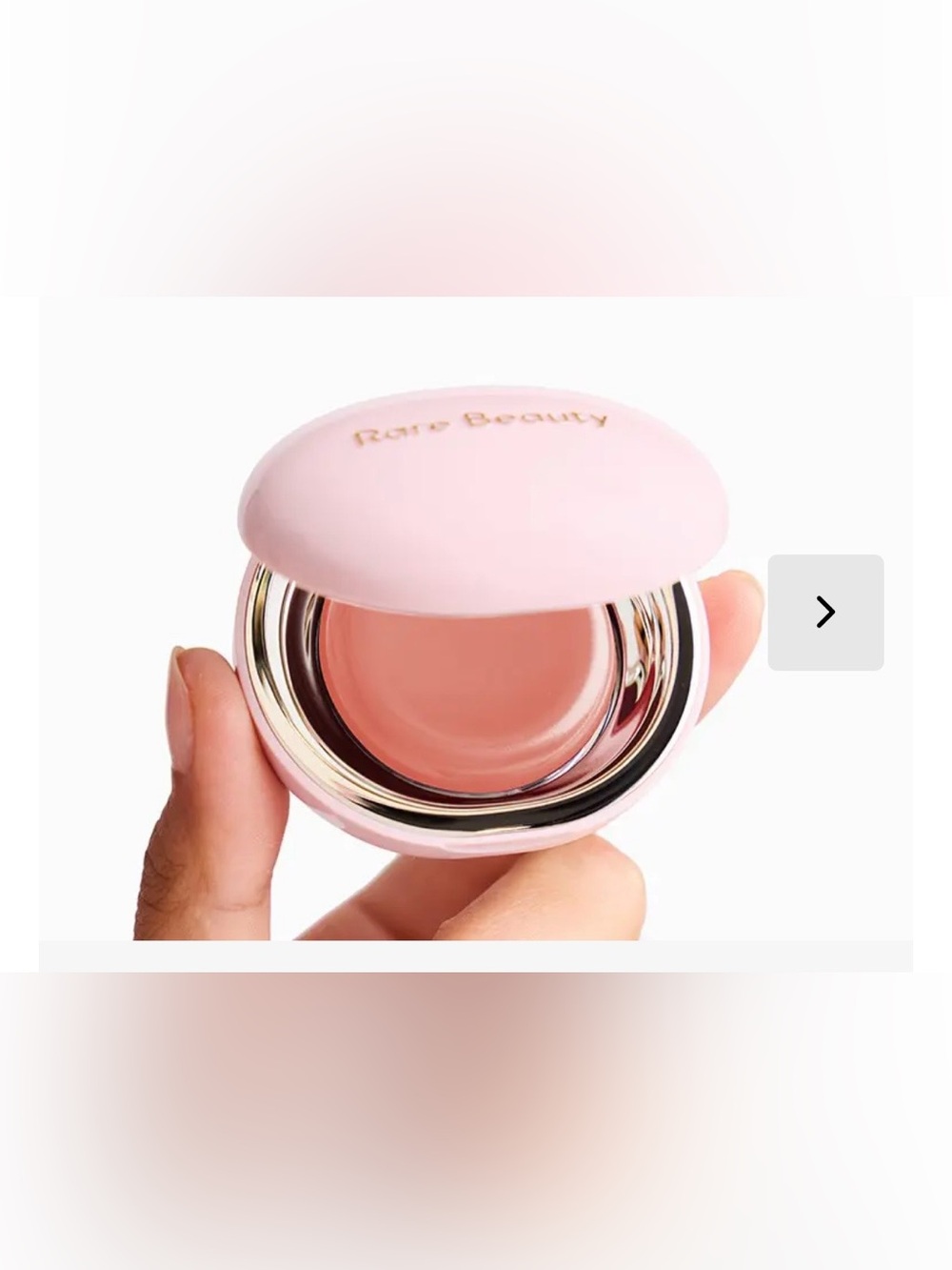 RARE BEAUTY
Stay Vulnerable Melting Blush in Nearly Rose (soft neutral pink)